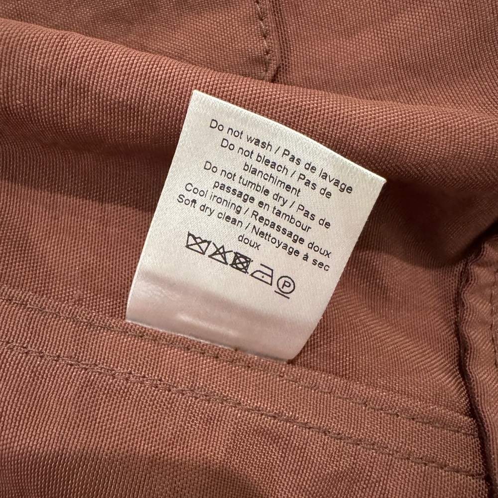 Lemaire Burgundy Light Trench Coat - Picture 8 of 8